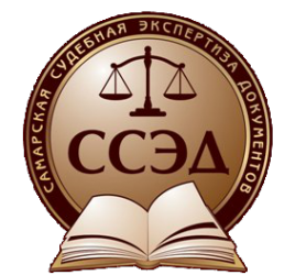Логотип компании Самарская судебная экспертиза документов
