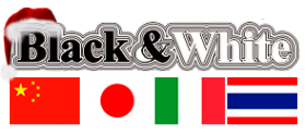 Логотип компании Black and white