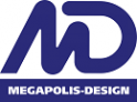 Логотип компании Мегаполис-Дизайн