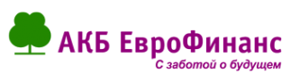 Логотип компании АКБ ЕВРОФИНАНС