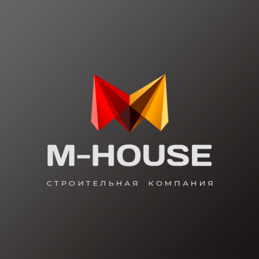 Логотип компании Строительная компания M-HOUSE